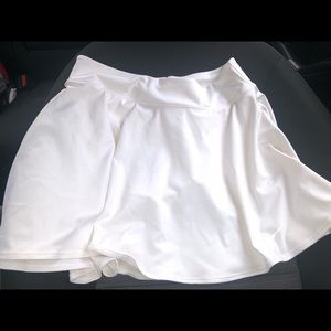 White nike dri fit skirt